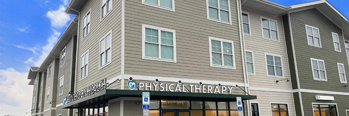 front entrance of Physical Therapy building in Washington