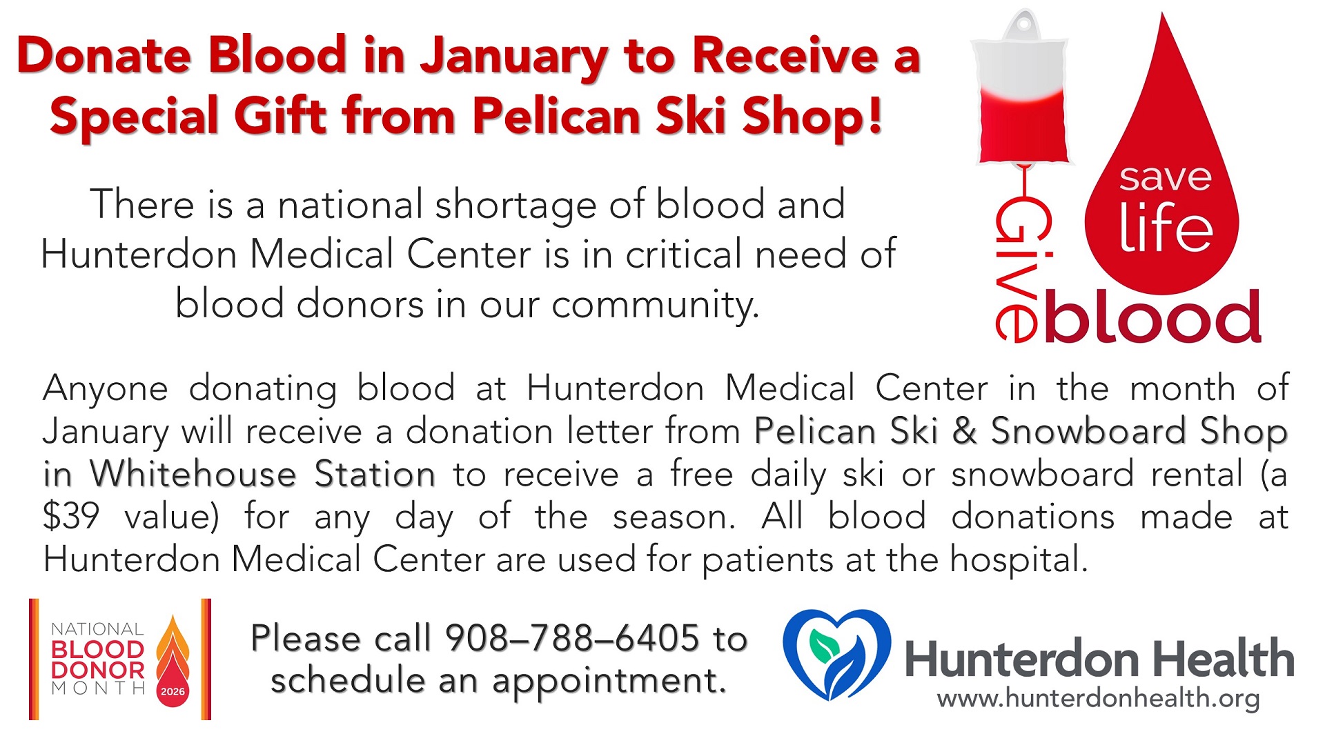 Donate Blood Month Slide