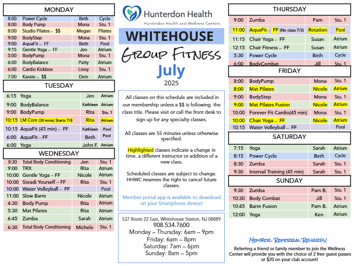 WHS Group Fitness