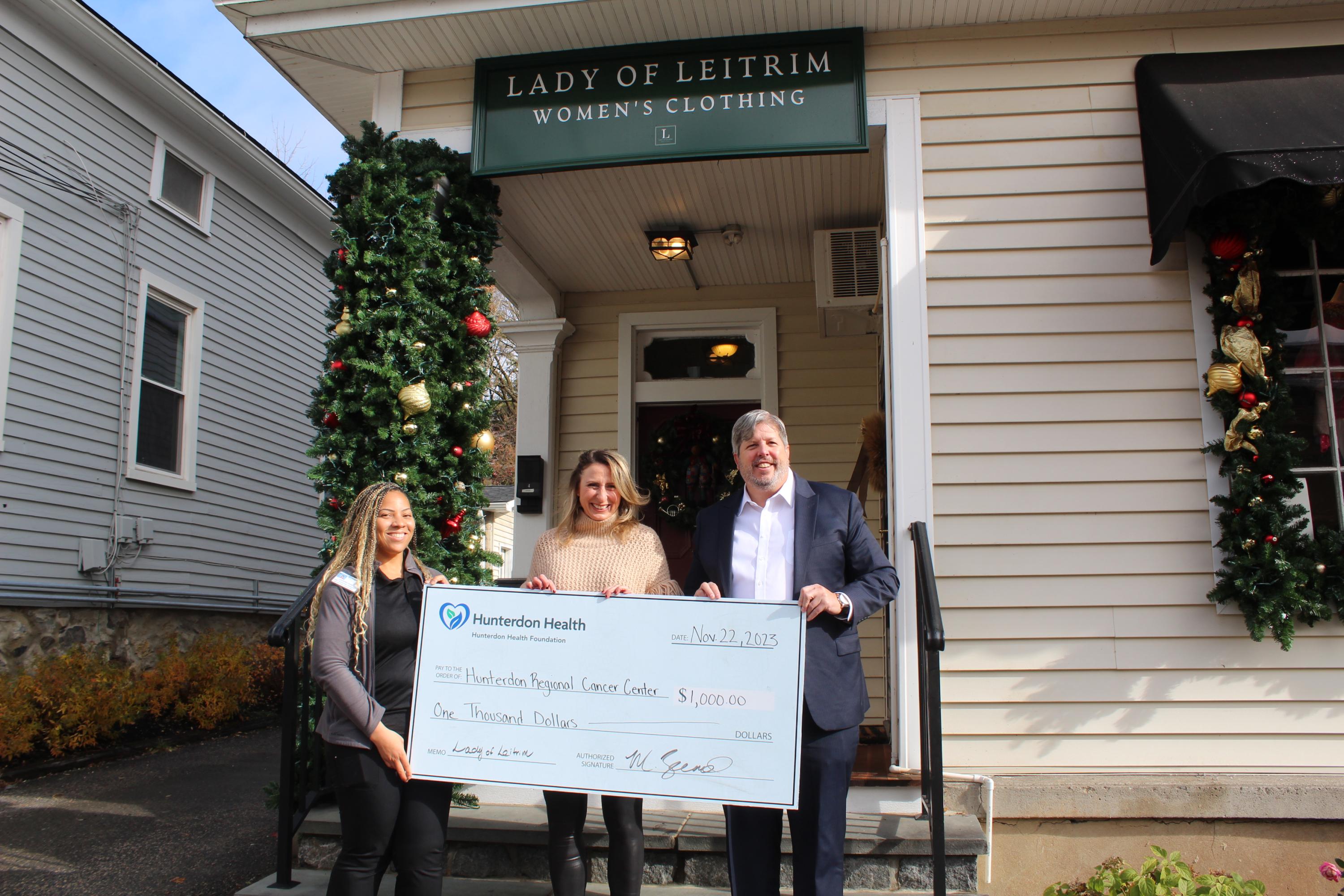 Lady of Leitrim Check Presentation