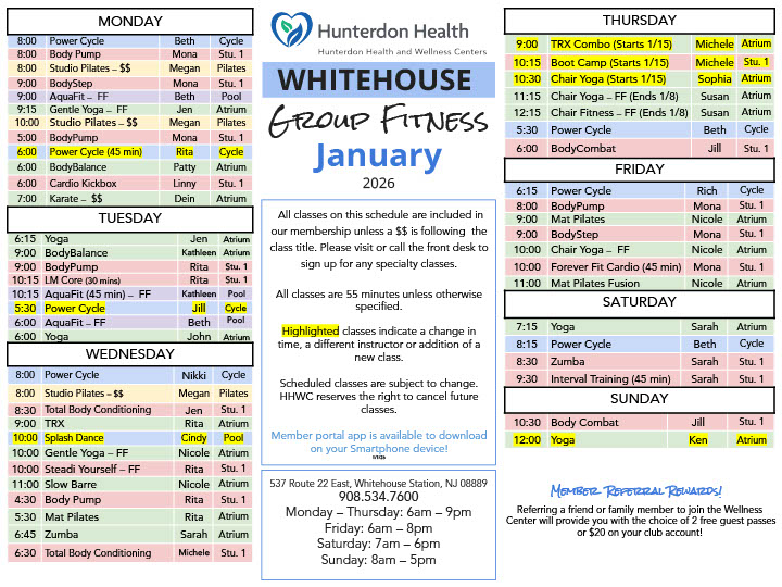 Whitehouse Group Fitness