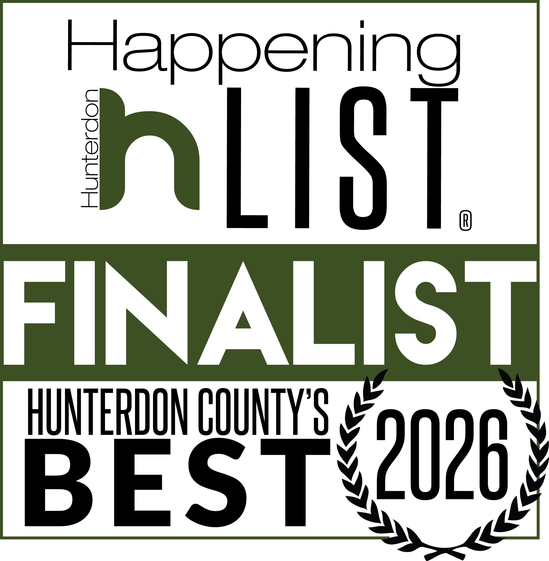 Hunterdon Happenings Finalist badge