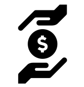 financial assistance icon