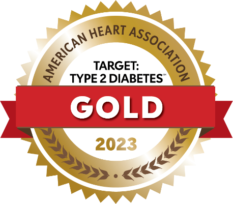 AMA Target Type 2 Diabetes Gold Award Logo