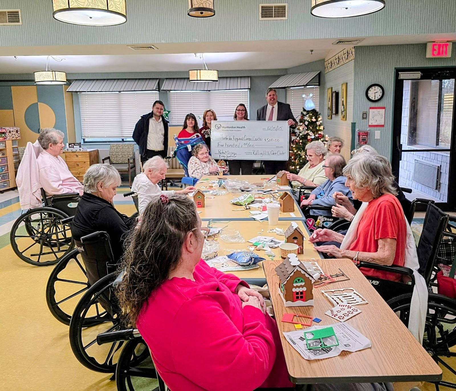 Rolling Hills Care Center Presents Check