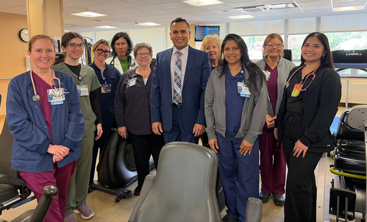 Picture of the Cardiovascular and Pulmonary Rehabilitation Department.
