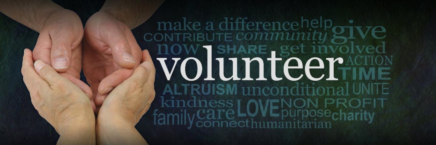 Volunteer word cloud