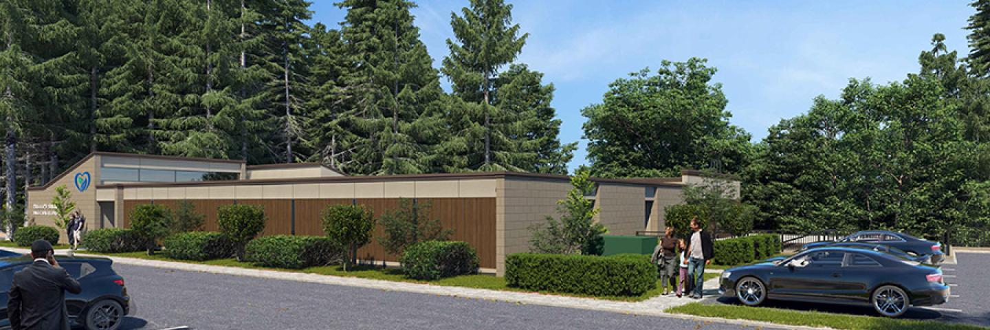 Rendering of the Expanded Hunterdon Family Medicine at Phillips-Barber Office