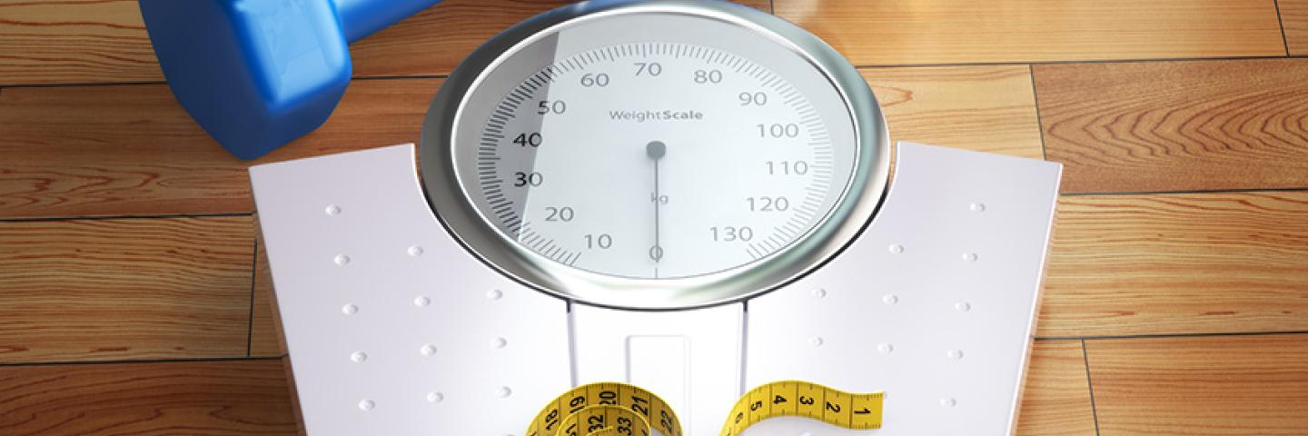 Scale and Weights for weight loss