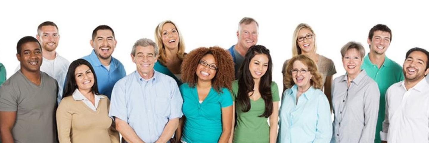 Group of adult patients