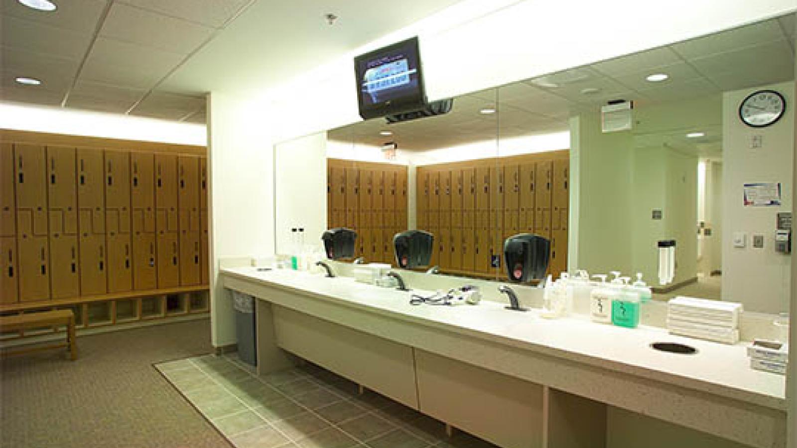 locker room