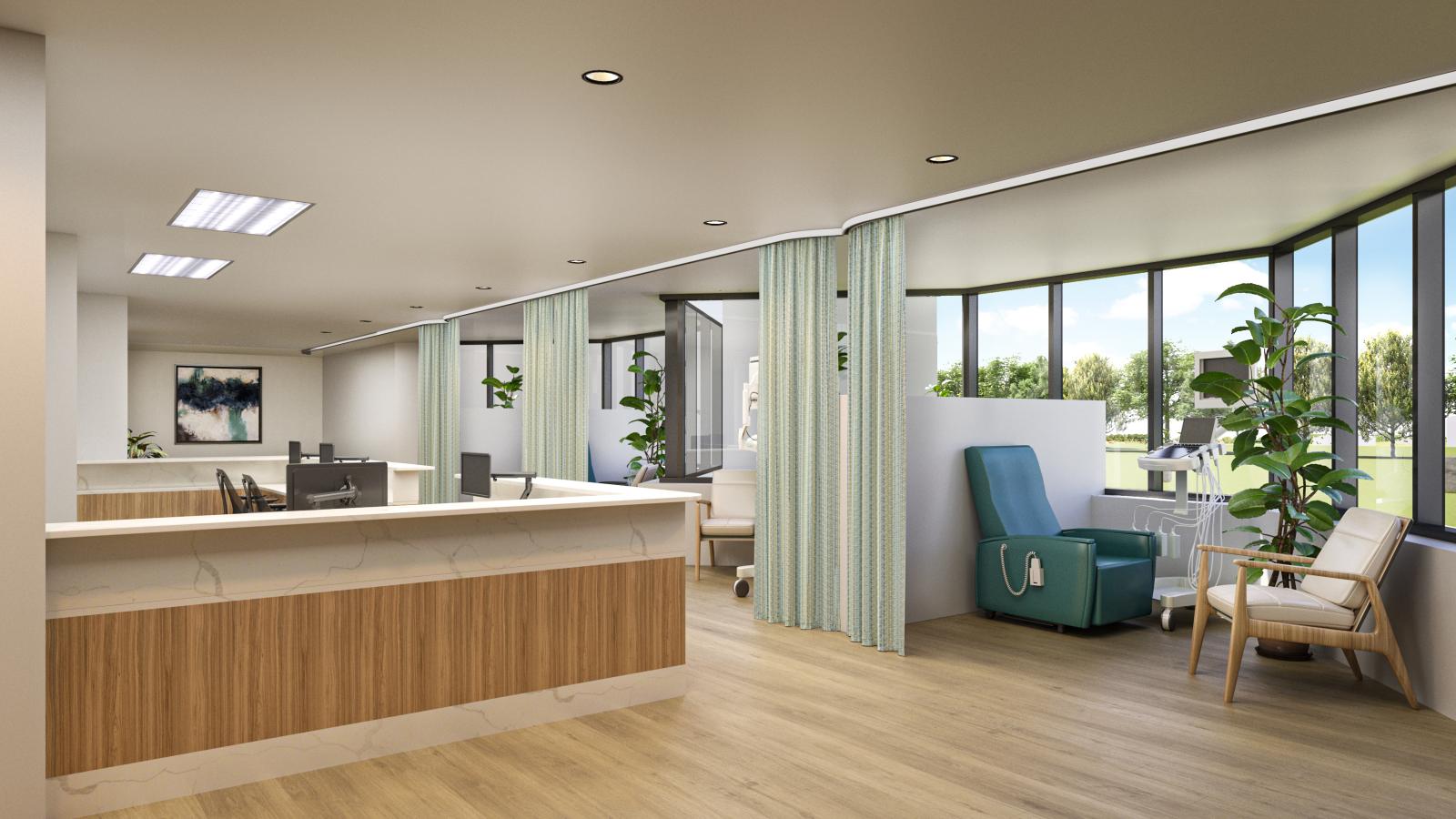 Hunterdon Regional Cancer Center renovations to Infusion Suite.