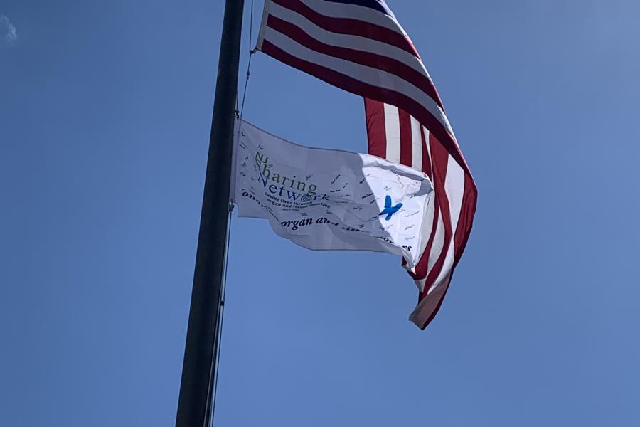 Donate life flag