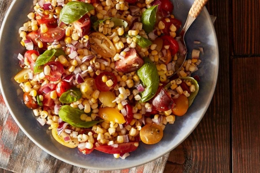 Corn and tomato salad