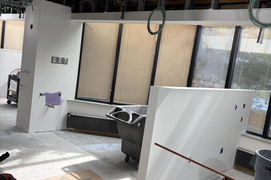 Infusion Suite under Construction September 2026