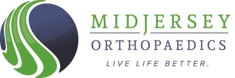 Midjersey Orthopaedic logo with a road