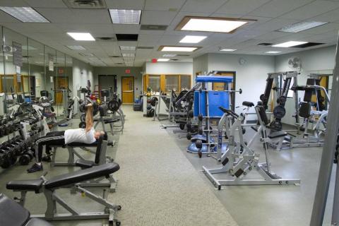 weight room at Whitehouse Station