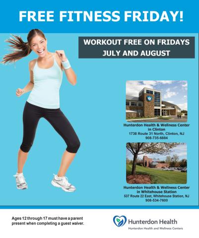 Free Fitness Fridays Flier