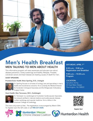 Men's Health Breakfast Flier