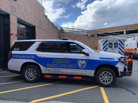 MICU truck with new logo.
