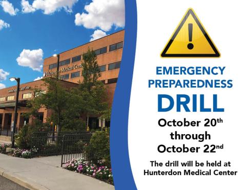 Emergency Preparedness Drill October 20, 2023 through October 22, 2023
