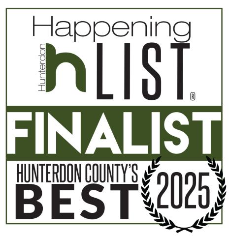 Hunterdon Happenings 2025 Finalist badge