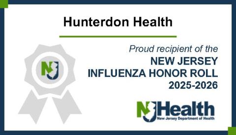 Hunterdon Medical Center Makes the New Jersey Department of Health Influenza Honor Roll